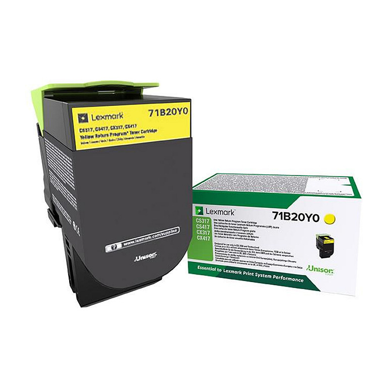 Toner Lexmark për CS317, CX317, CS417, CX417, CS517, CX517 deri në 2.300 faqe -Verdhë - 1