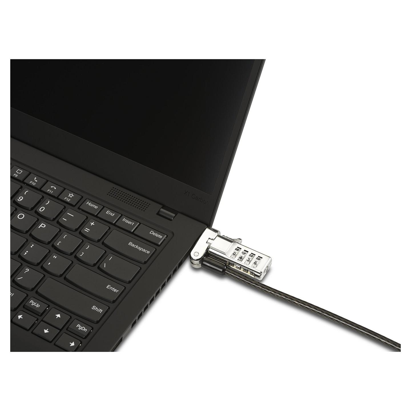 Bravë Sigurie Kensington K62316WW / 3-në-1 / 1.8m / Kombinim me 4 Shifra / për Laptop - Zezë - 2