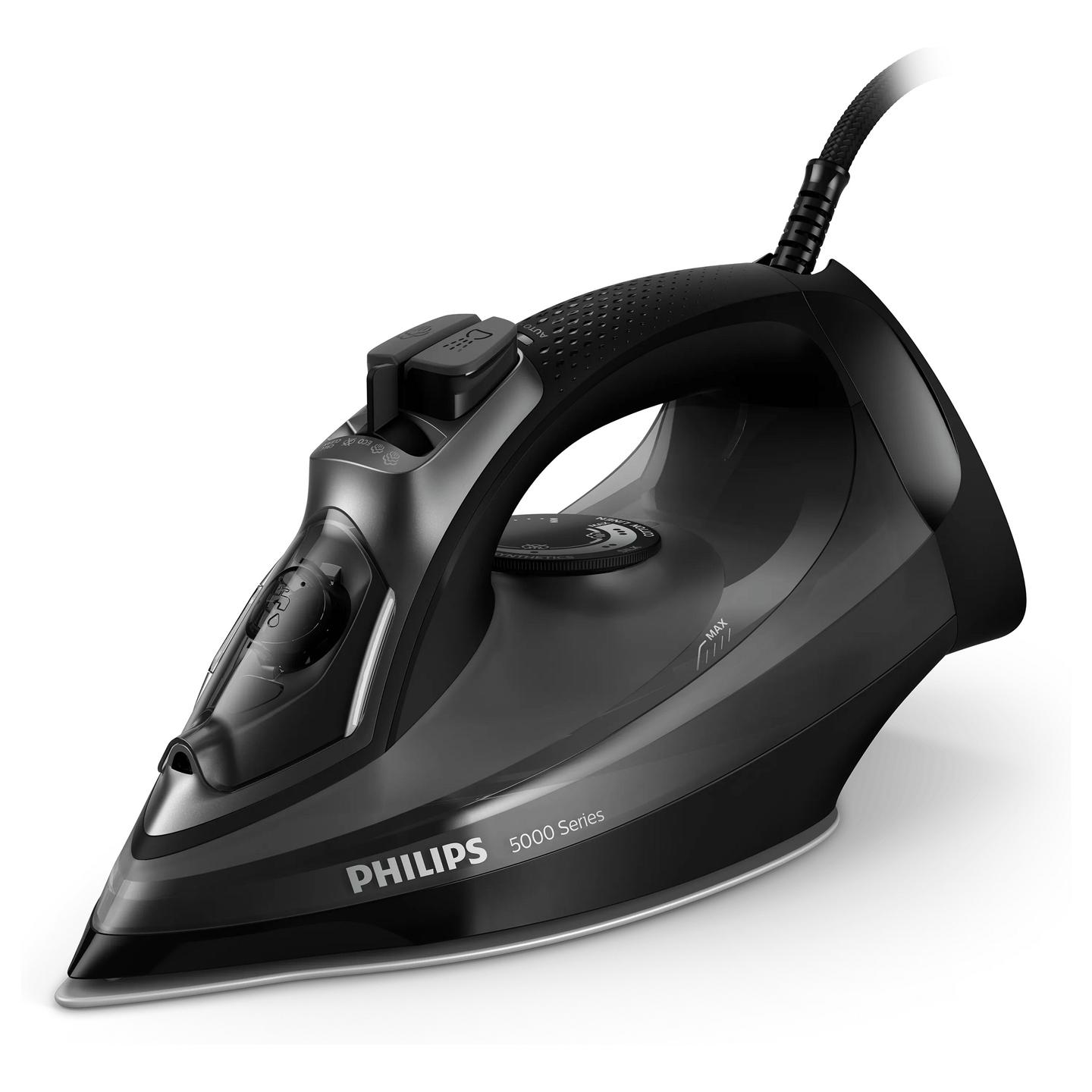 Hekur me avull Philips 5000 Series DST5040/80 / 2600W / SteamGlide Plus / 45g/min / Steam Boost 200g / 320ml – Zezë - 1