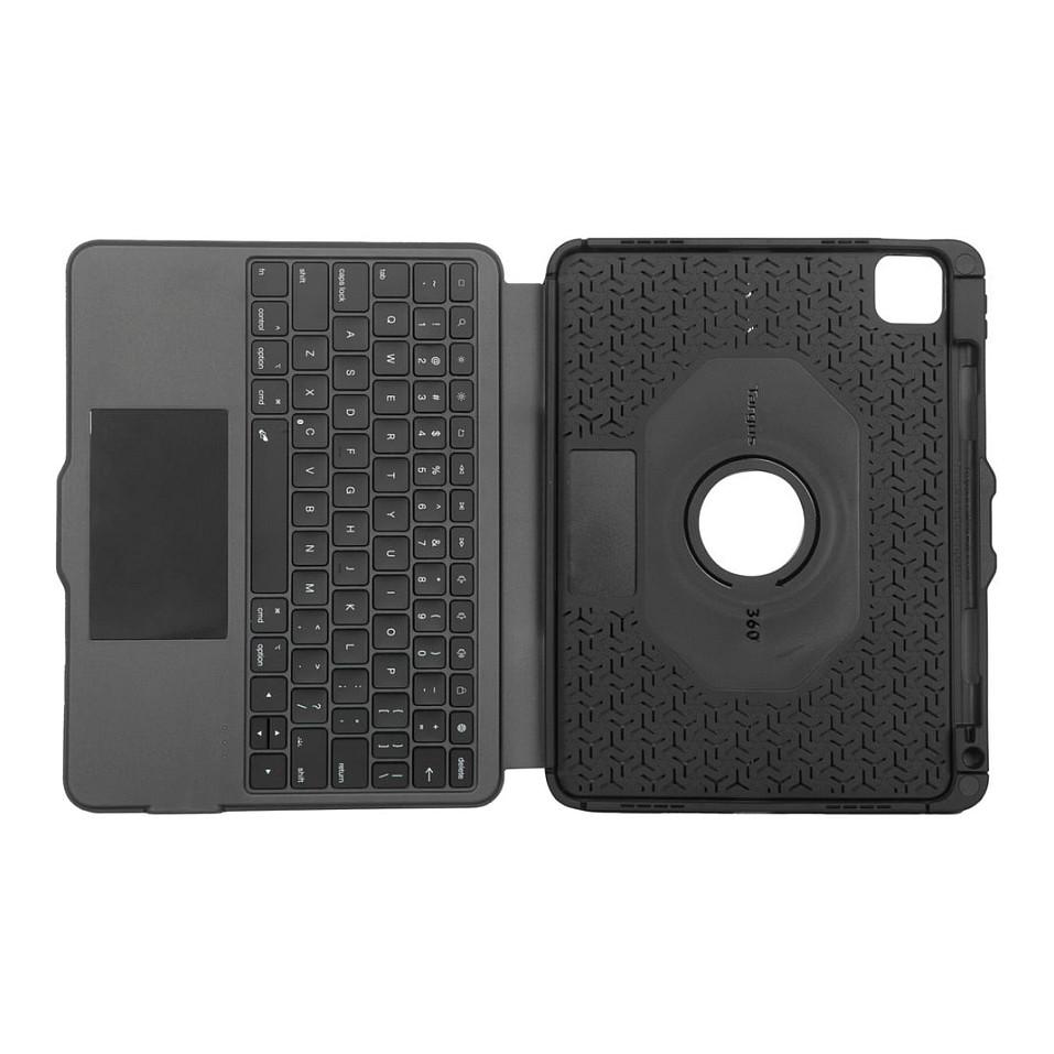 Case për Tablet Targus VersaVu THZ967NO, për iPad 10.9–11", Tastierë Bluetooth 5.0, Trackpad, QWERTY Nordic, 360° - Zezë - 9