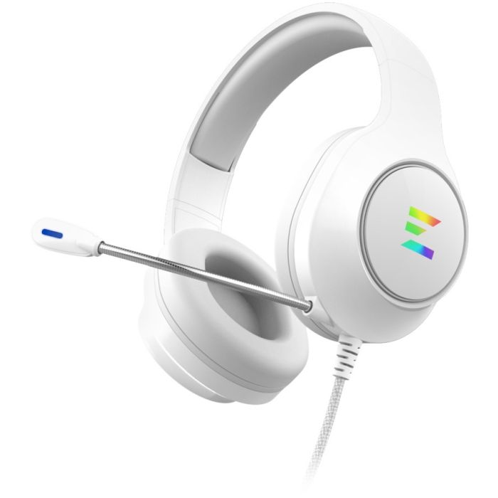 Kufje Gaming Zalman ZM-HPS310 WH / Wired / USB / 50mm / Virtual 7.1 / Mikrofon – Bardhë