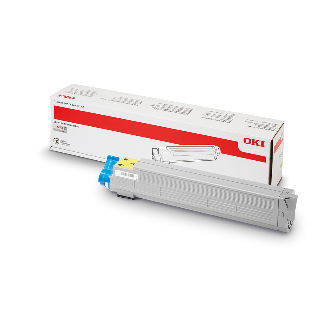 Toner OKI 43837129 – Verdhë - 2