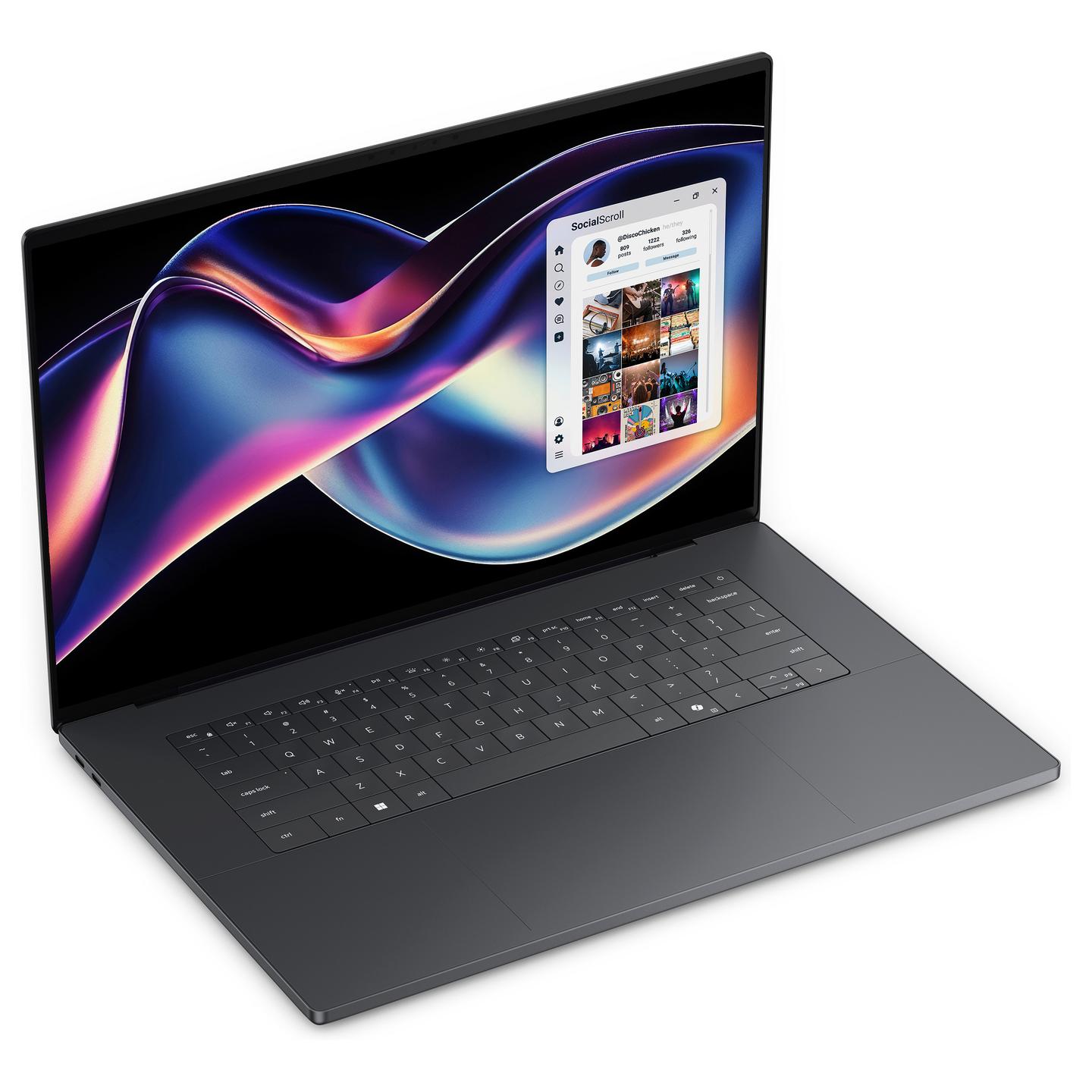 Laptop Dell XPS 16 DA16260, Ultra X9 388H, 32GB LPDDR5X, 1TB, 16" 3.2K OLED Touch 20–120Hz, Intel Graphics - Hiri - 3