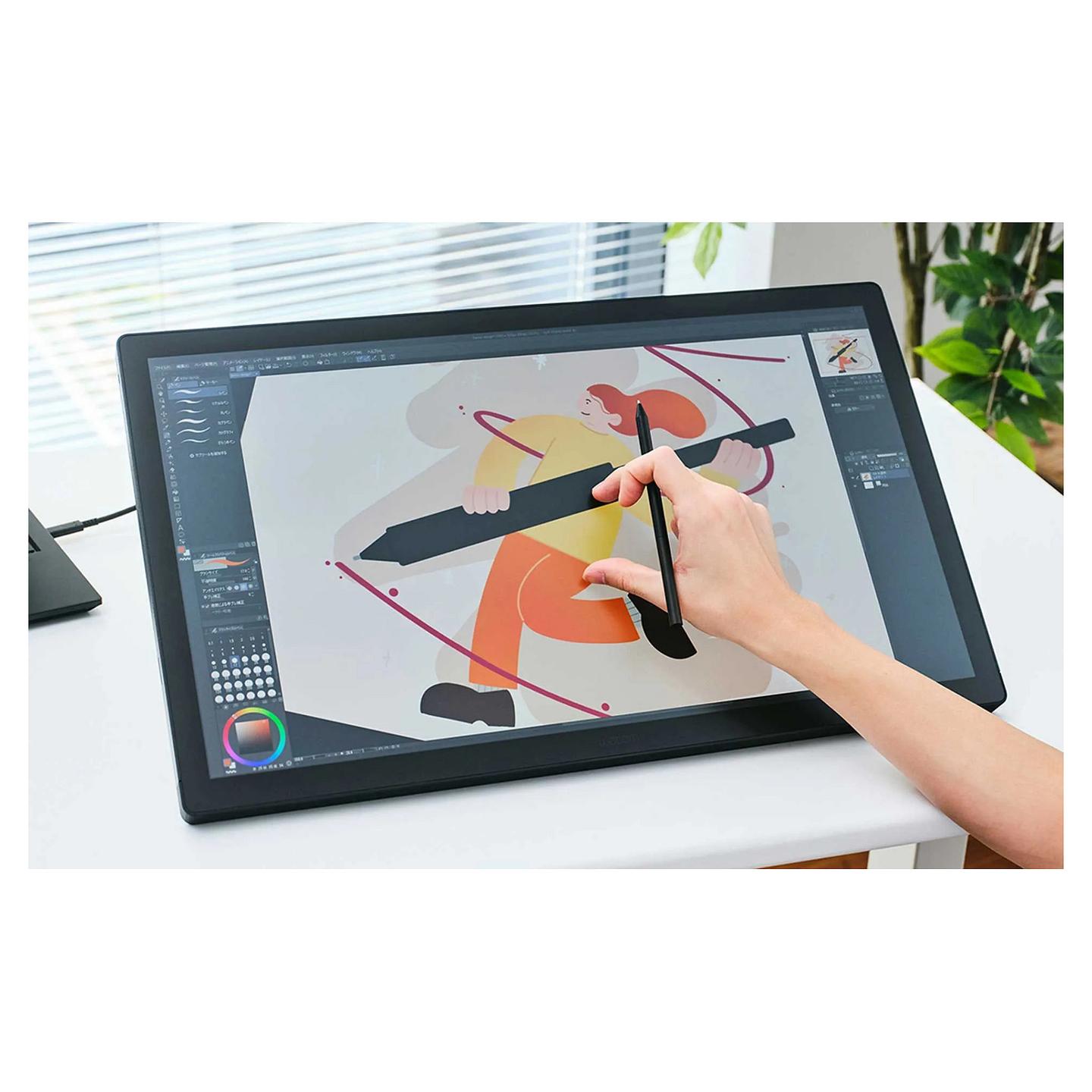 Tablet Grafik Wacom Cintiq 24 touch DTH246 / 23.8" / 2560 x 1440 / IPS / Touch / Pro Pen 3 - Zezë - 4