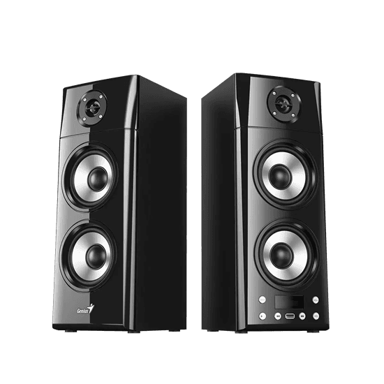 Altoparlantë Genius SP-HF2800BT / 2.0 / 60W RMS / Bluetooth 5.0 / 65 Hz–20 kHz - Zezë