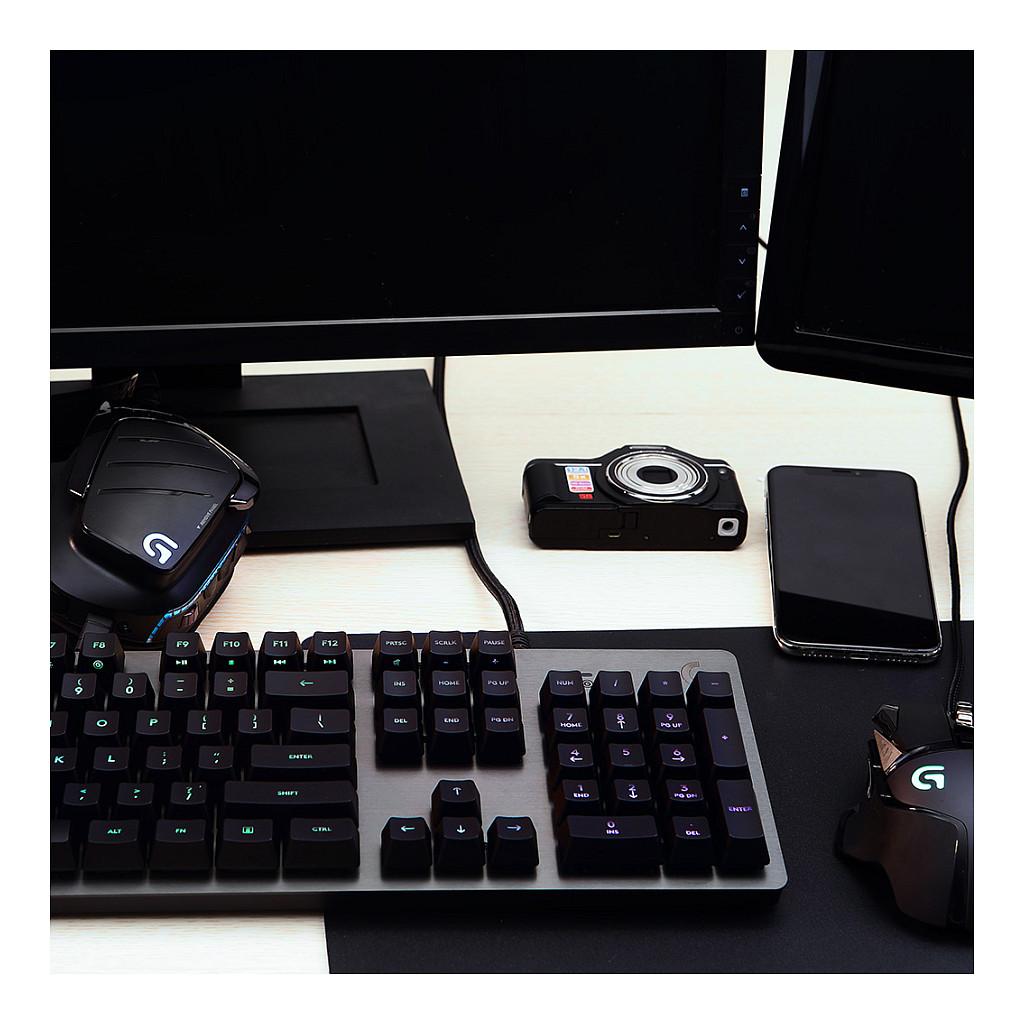 Tastierë Gaming Logitech G512 Carbon / GX Red Switches / Wired / US Language - Zezë - 17