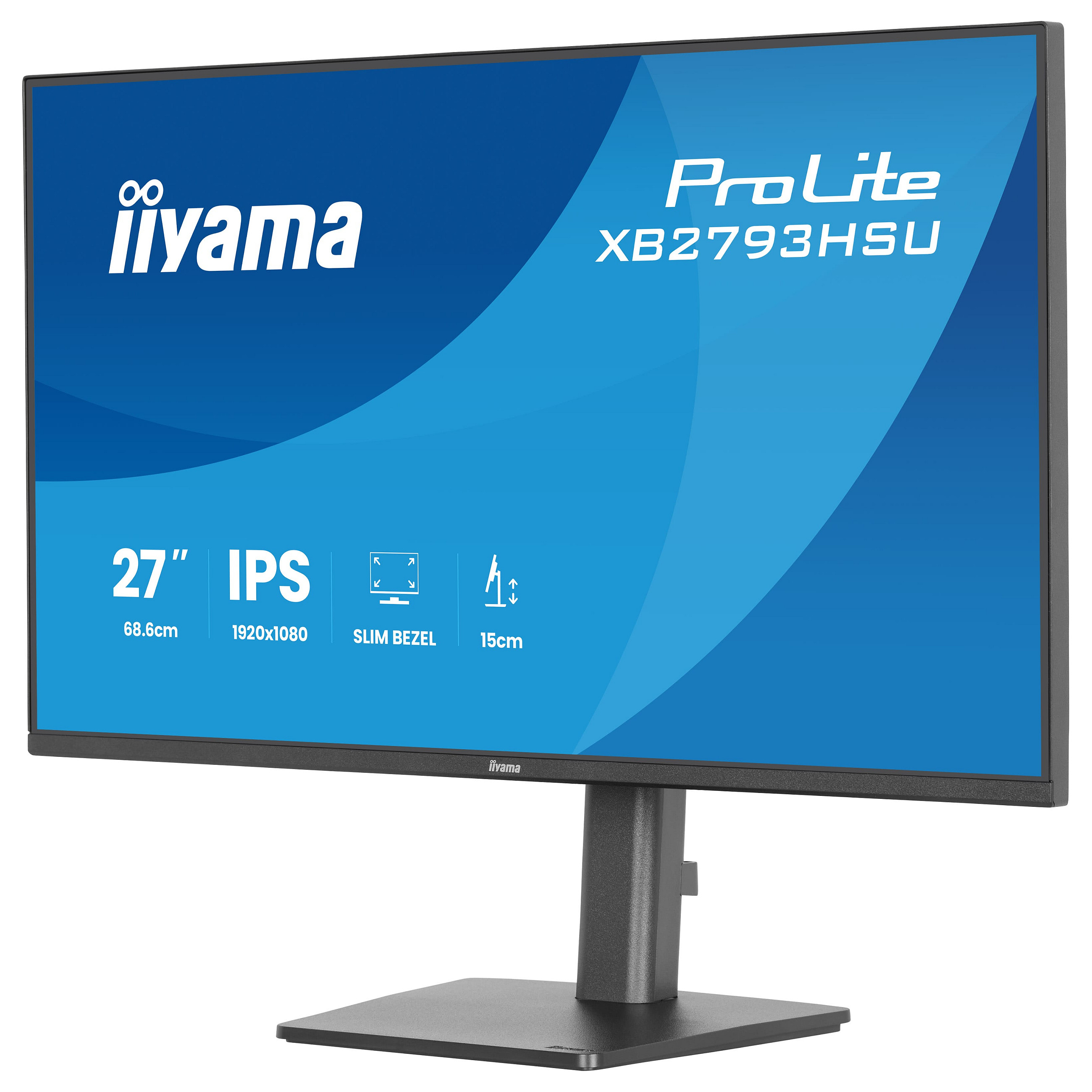 Monitor iiyama ProLite XB2793HSU-B1/ 27"/ Full HD IPS LED / 120Hz / 1ms / HDMI+DP - Zezë - 7