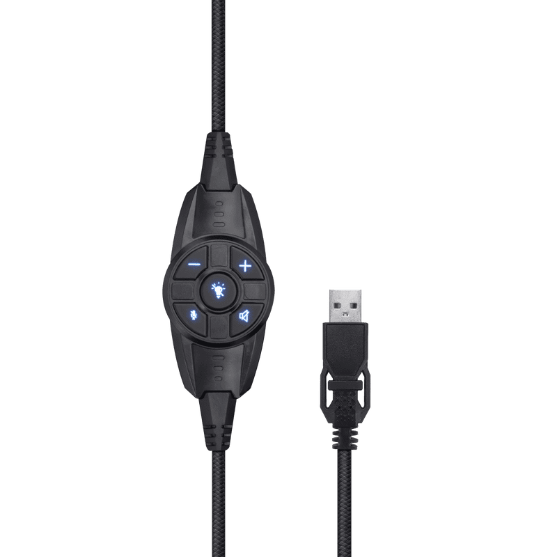 Kufje Gaming Trust GXT450 / Blizz 7.1 / RGB / USB / E zezë - 6