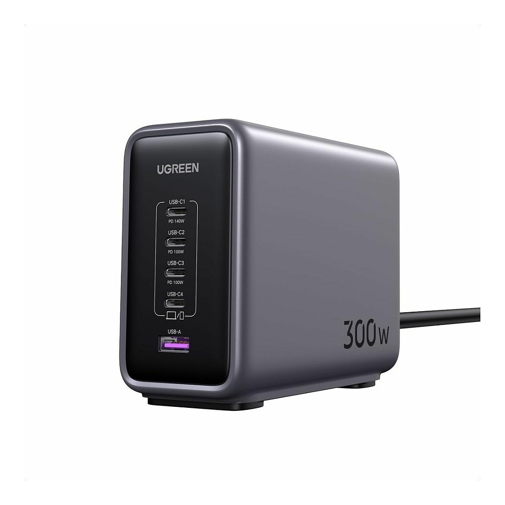 Karikues UGREEN / Nexode GaN Fast Charger / 300W / 5-Port USB-C PD - 1