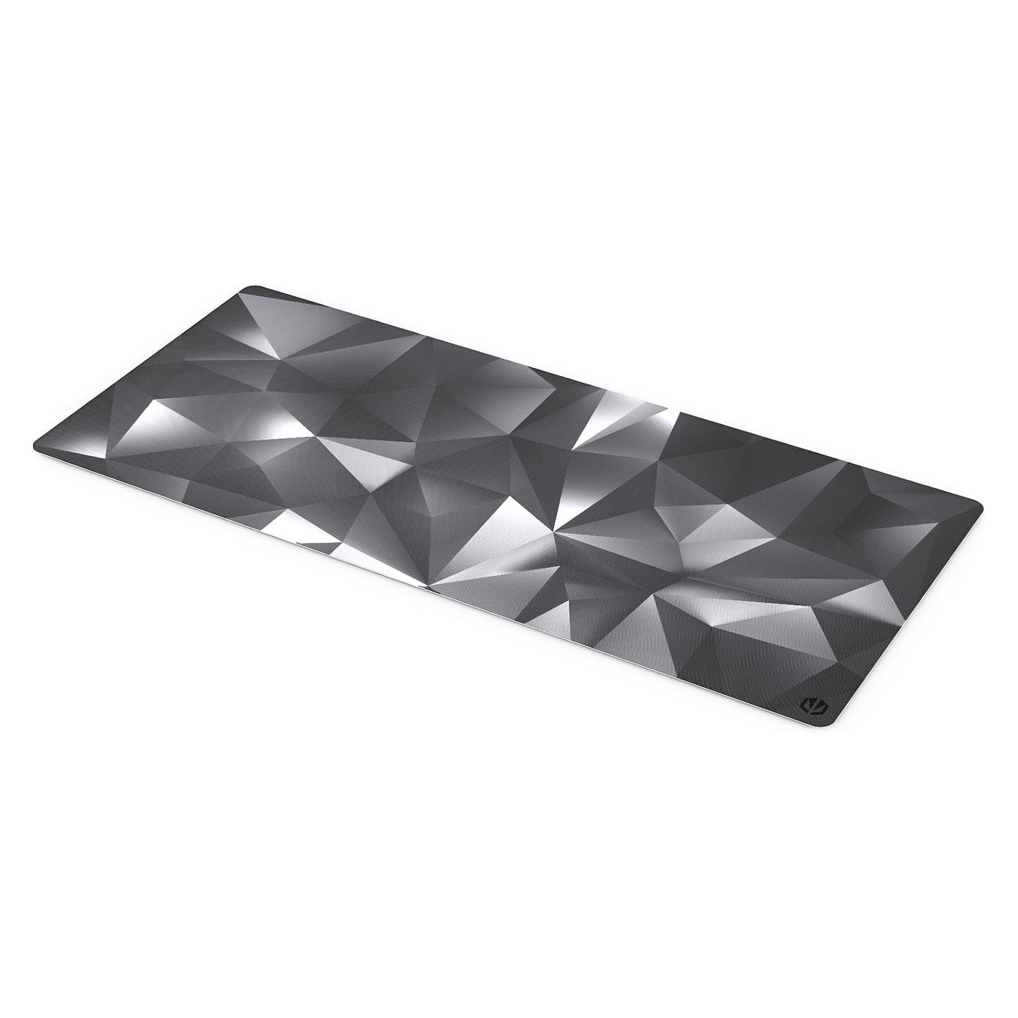Mauspad Gaming ENDORFY Crystal Black XL / 900x400x3mm / XL / Sipërfaqe Pëlhure / Rezistent ndaj Lagështirës / Skaje të Qepura / Bazë Gome – Zezë/Gri/Bardhë - 8