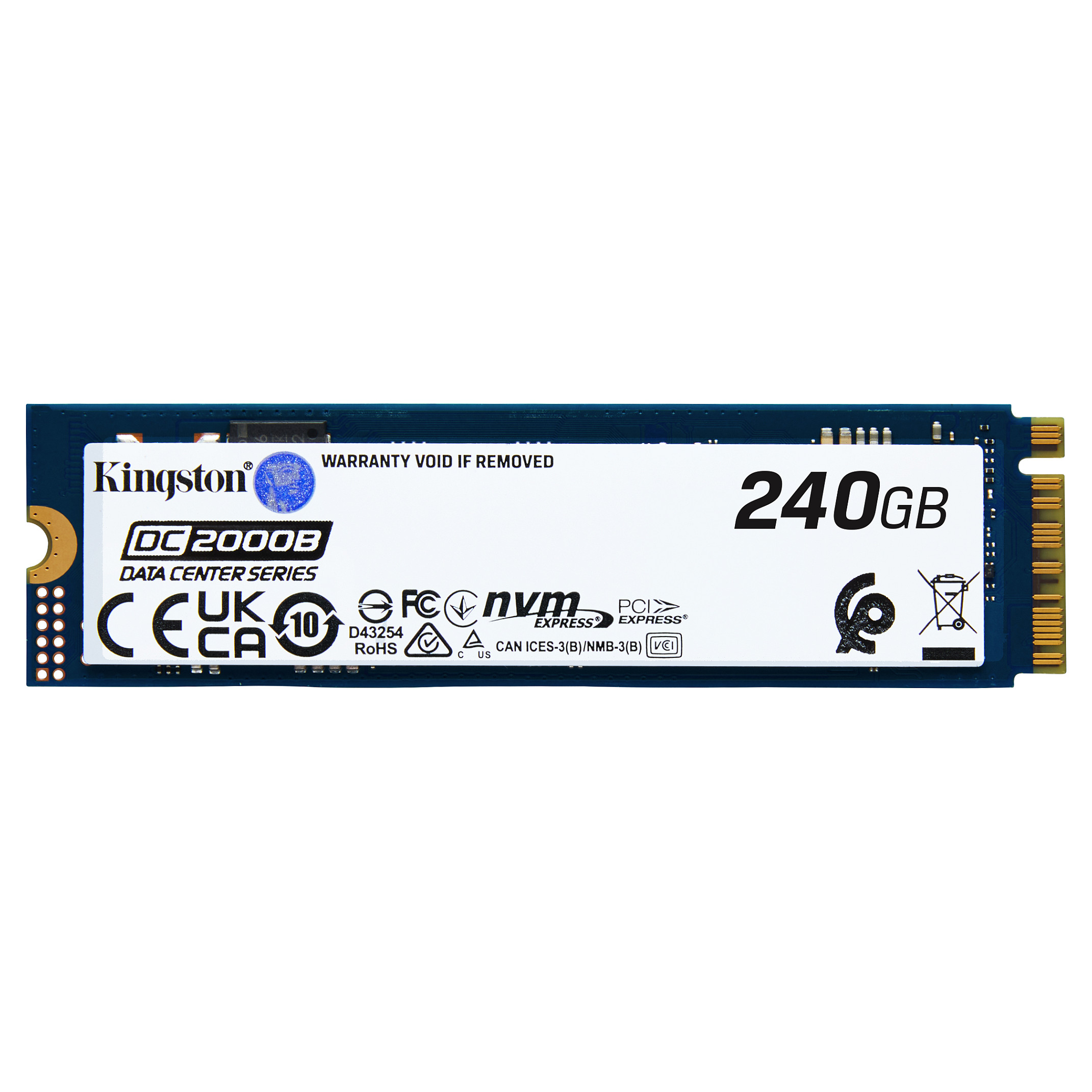 SSD të Brendshme Kingston DC2000B / 240GB / M.2 2280 / PCIe 4.0 x4 NVMe / no Heatsink - 2