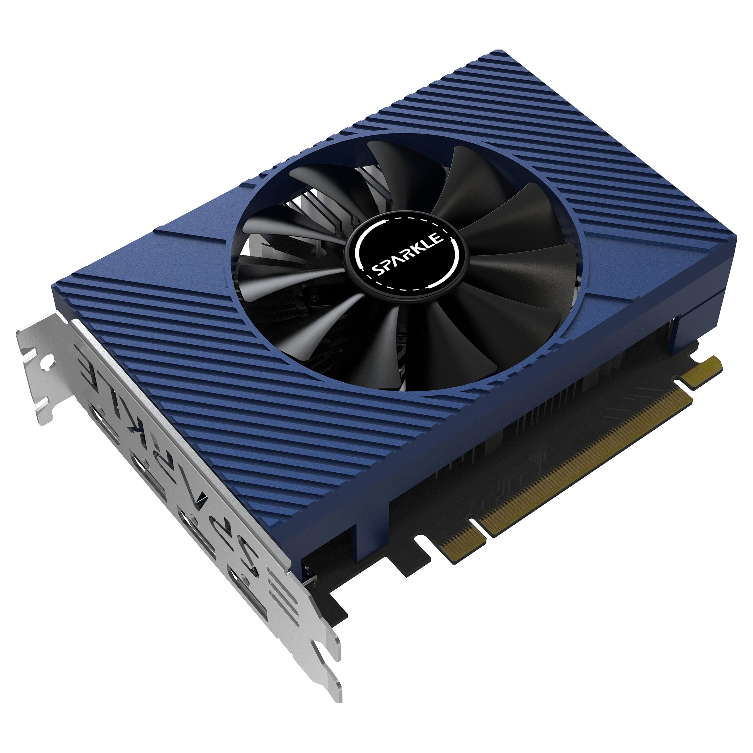Kartë Grafike Intel Arc A380 / 6GB / Sparkle ELF / GDDR6 / 1 Fan - Zezë/Blu - 2