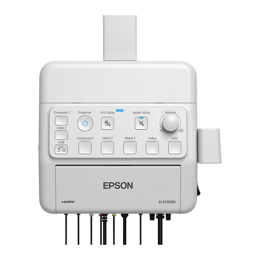 Kuti Kontrolli për Projektor Epson ELPCB03N / V12HB11040 / HDMI + VGA / USB / RS-232 – Bardhë - 3
