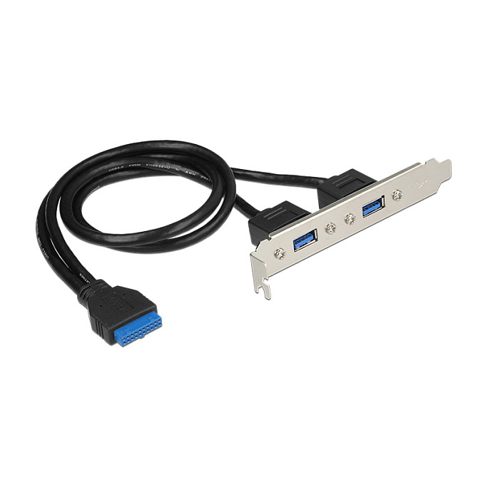 Aksesor DeLOCK 84836 / 2x USB 3.0 Type-A / Slot Bracket / 5Gbps - Zezë