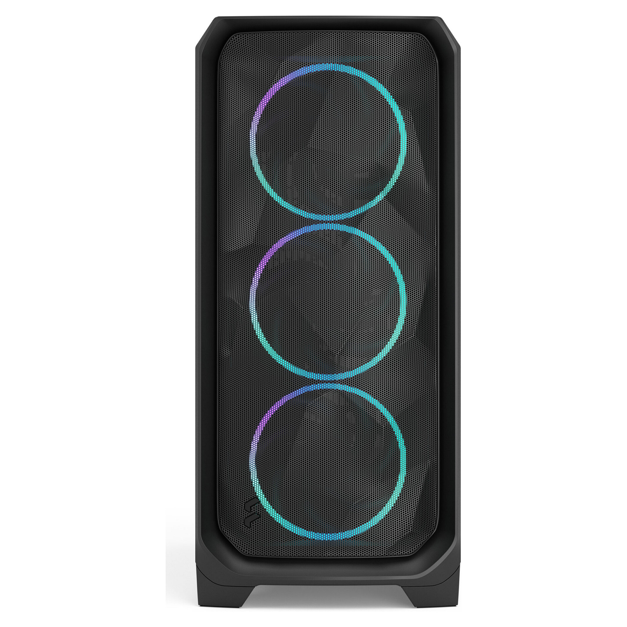 Kasë PC Fractal Design Meshify 3 Black RGB TG Light Tint / EATX / ATX / 3x 140mm RGB Fan / Tempered Glass - Zezë - 2
