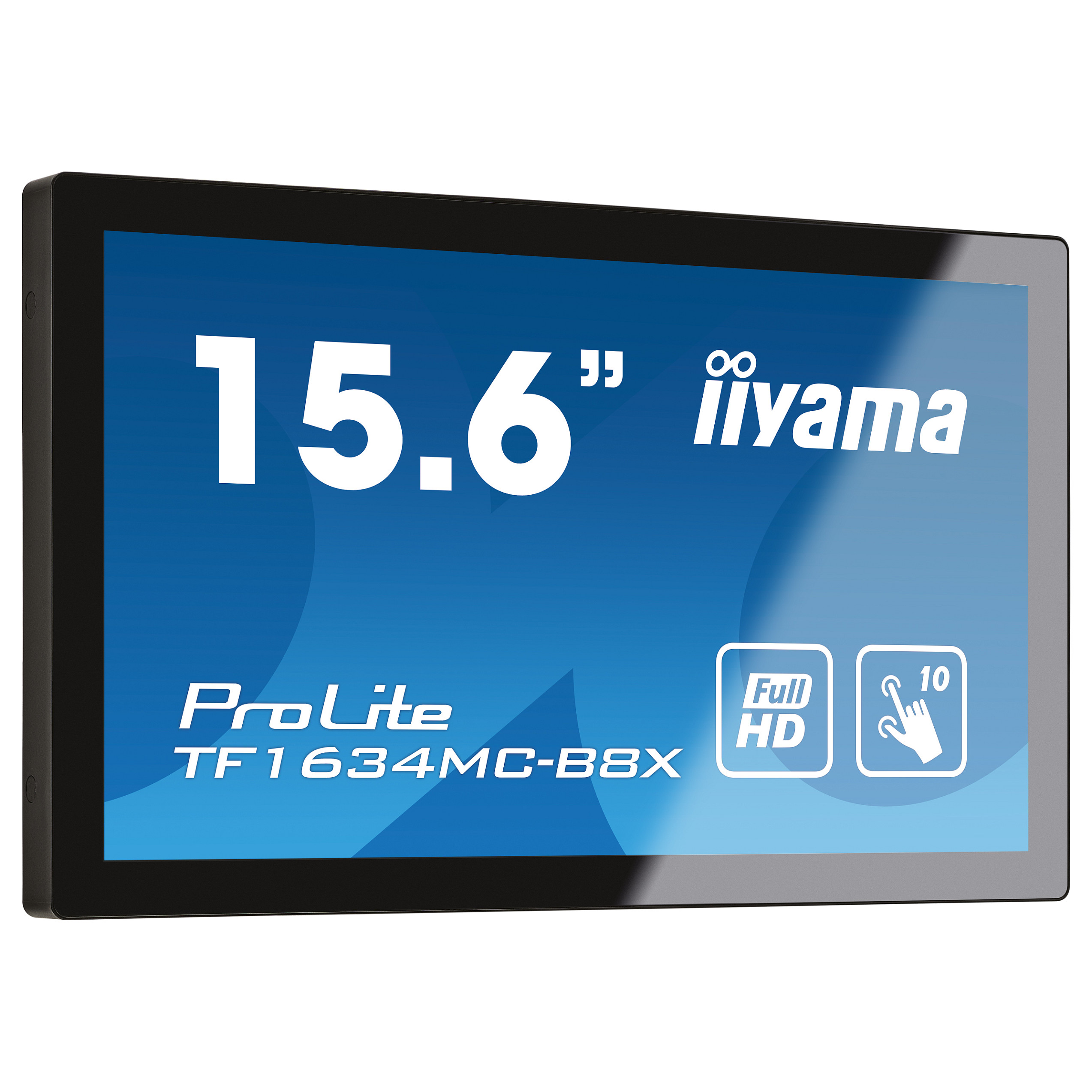 Monitor IIYAMA TF1634MC-B8X / 15.6″ / FD / M-Touch / 16:9 / HDMI + DP / E zezë - 1