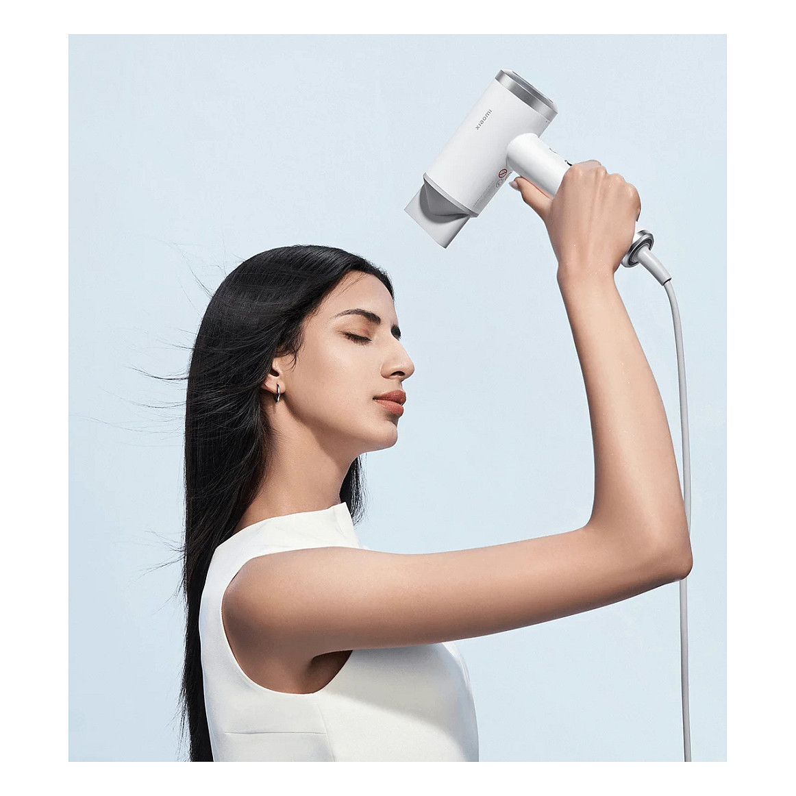 Tharëse për flokë Xiaomi High-speed Ionic GSHGL01LX / 1600W / 110.000 RPM / 62m/s / Brushless / Ionic / 3 Temperatura / 2 Shpejtësi – Argjend/Bardhë - 6