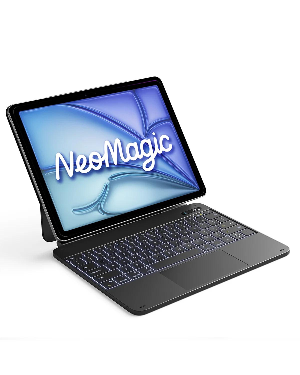 Mbështjellës me Tastierë Inateck NeoMagic KB903-13P / Bluetooth / QWERTZ / RGB / iPad Pro 13" - Zezë