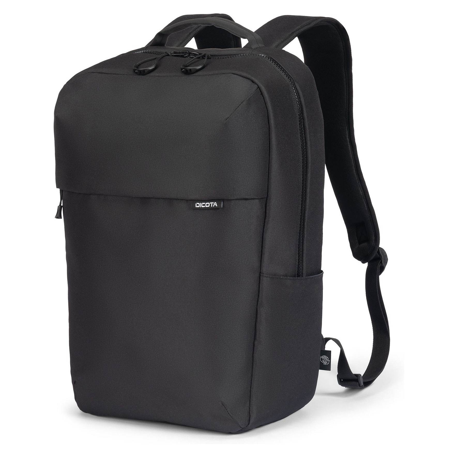 Çantë për laptop DICOTA COMMUTER D32115-RPET / Backpack / 13-16" / 16 L / 300D RPET Polyester / Padded Laptop Compartment / Front Pocket / Side Pocket - Zezë - 2