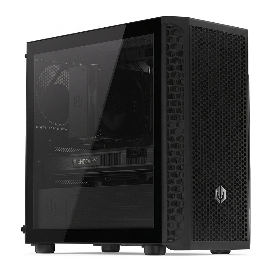 Kasë PC ENDORFY Signum M30 Air / Mini Tower / Micro-ATX / 3x 120mm Stratus PWM Fan / Tempered Glass / Mesh / USB-C 20Gbps - Zezë