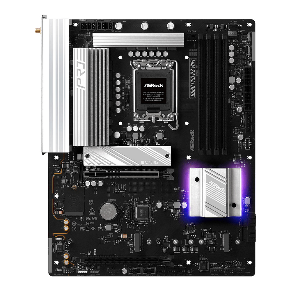 Pllakë Amë ASRock / B860 Pro RS WiFi / LGA 1851 / DDR5 / ATX / HDMI+DP - 2