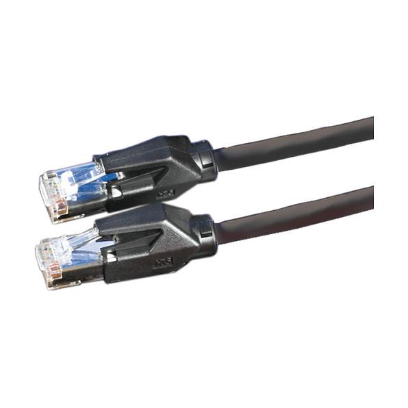 Kabllo për Rrjet DRAKA/SECOMP 21.05.0015 / Cat 6 / S/FTP / RJ-45 / 1000 Mbit/s / 1m - Zezë