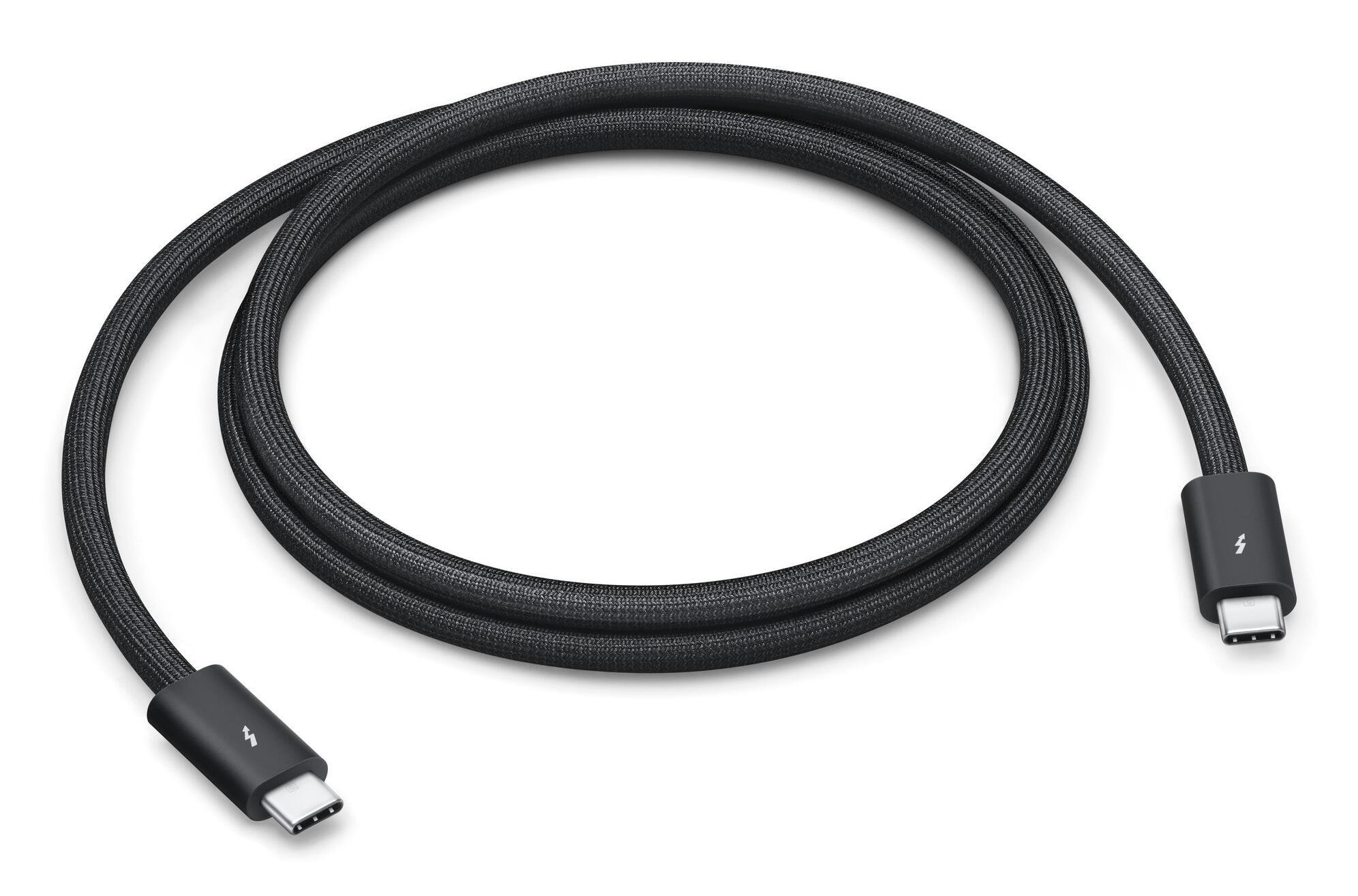 Apple Cables Thunderbolt 5 Pro / MC9C4ZM/A / USB-C / 120Gbps / 240W / 1m - Black