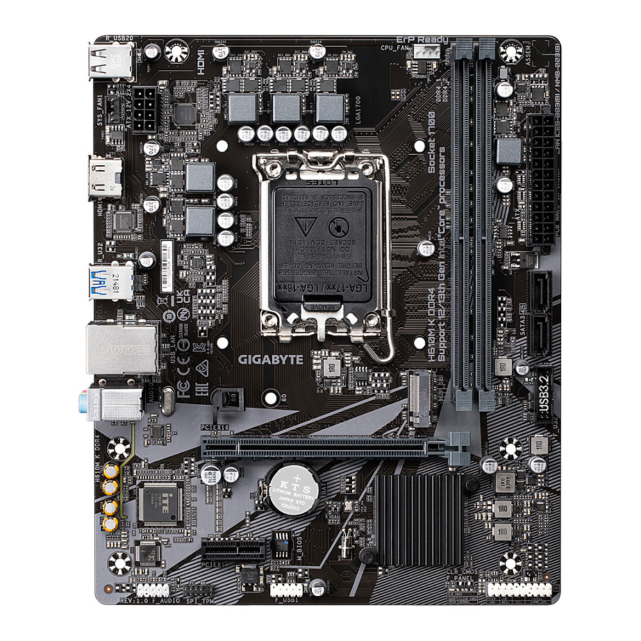 Pllakë Amë MB Intel Gigabyte H610M K D4 / LGA 1700 / DDR4 / mATX / HDMI - 2