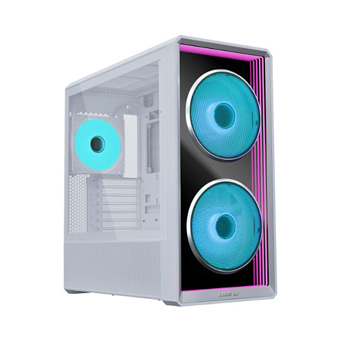 Kasë PC Lian Li LANCOOL 217 INF / Midi Tower / ATX / Tempered Glass / ARGB - Bardhe