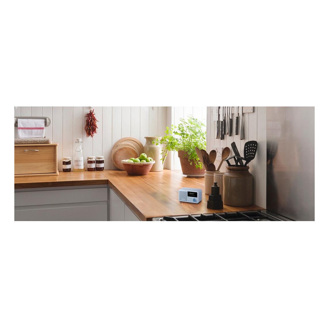 Radio Portative MEDION LIFE S66822 / DAB+ / FM / TFT / 2W / IPX1 - Aqua - 3