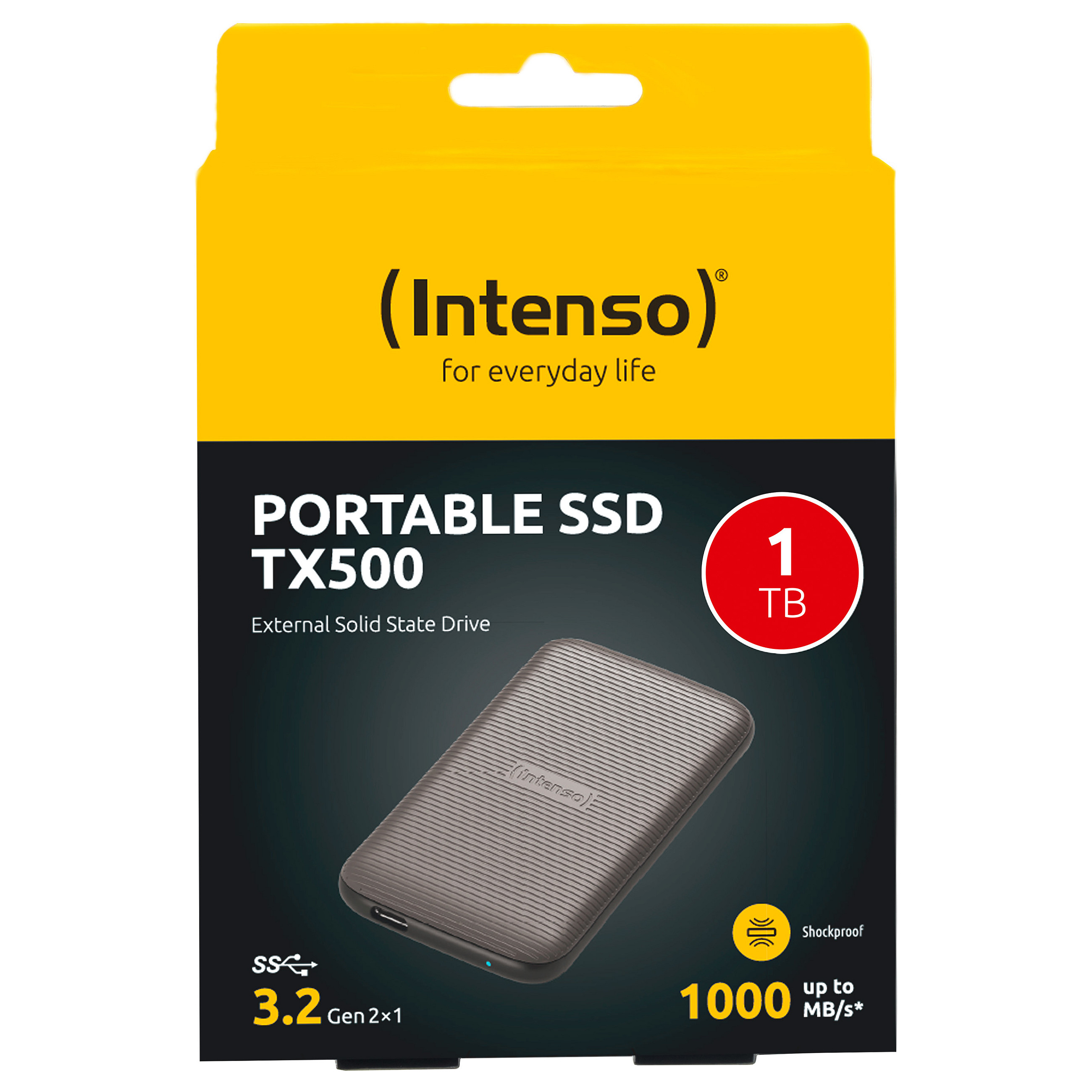 SSD të Jashtme Intenso TX500 Portable / 1TB / USB 3.2 - Kafe - 4