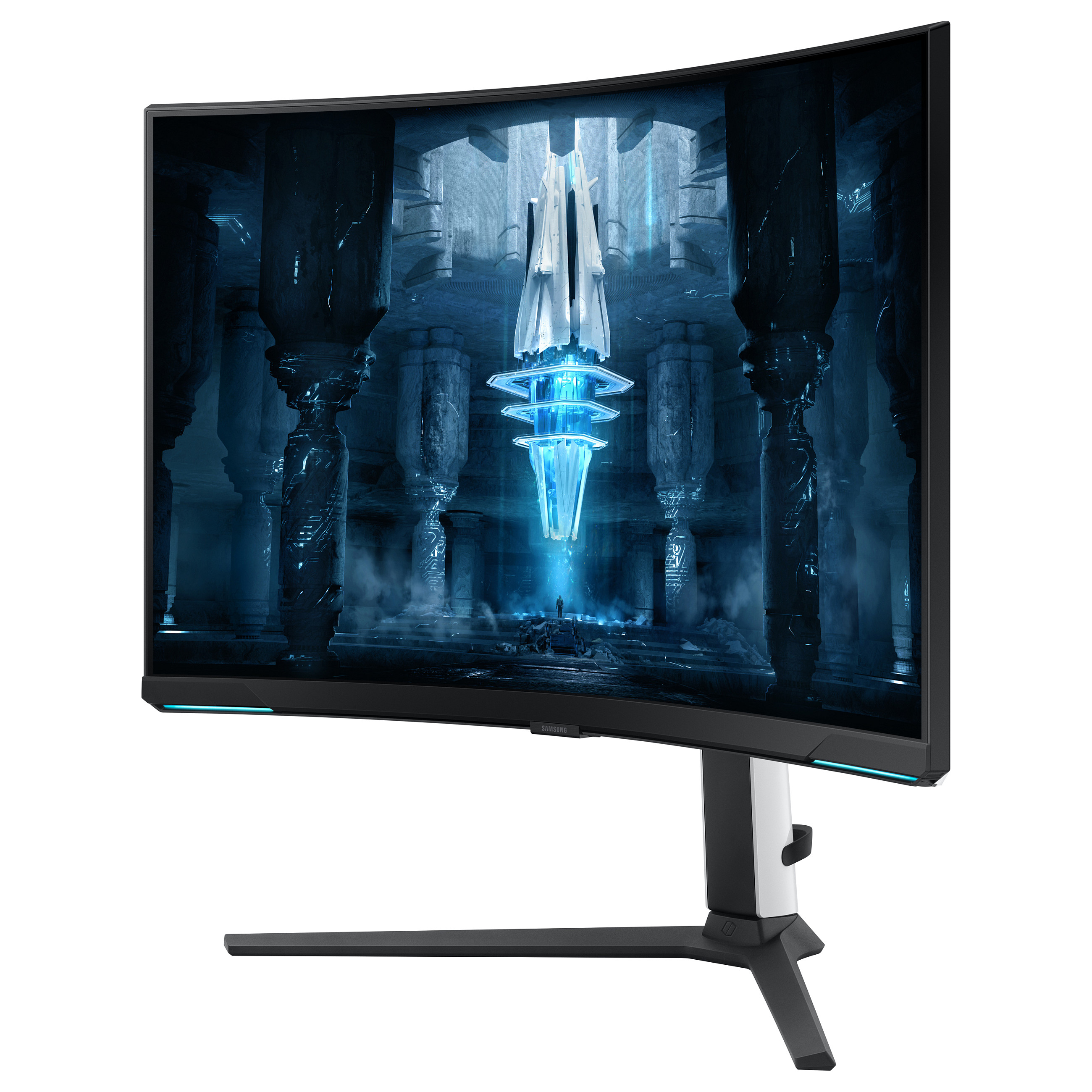 Monitor Gaming Samsung LS32BG850NPX / 32"/ 4K Ultra HD VA / LED / 240 Hz / 1 ms / HDMI+USB+DP+HDCP - Zezë/Bardhë - 6