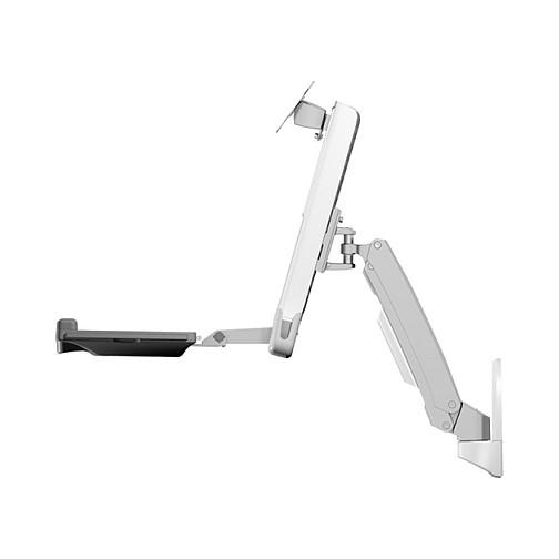 Mbajtëse për Monitor ICY BOX IB-MS600-W, 1 Monitor, deri 24", deri 8kg, për mur, VESA 75x75 & 100x100 - Argjend, Bardhë - 3