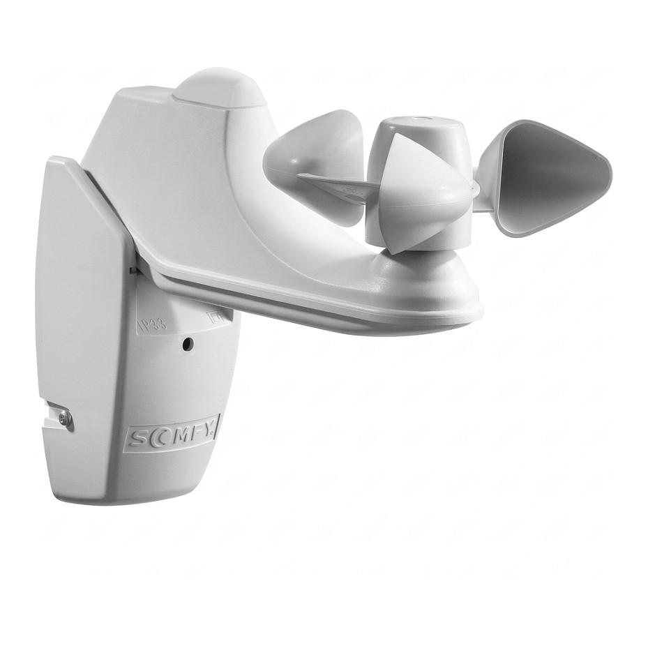 Sensor Ere SOMFY Eolis io 1816092, io-homecontrol, 230V, IP34, Pragu i Erës 28–88 km/h - Bardhë
