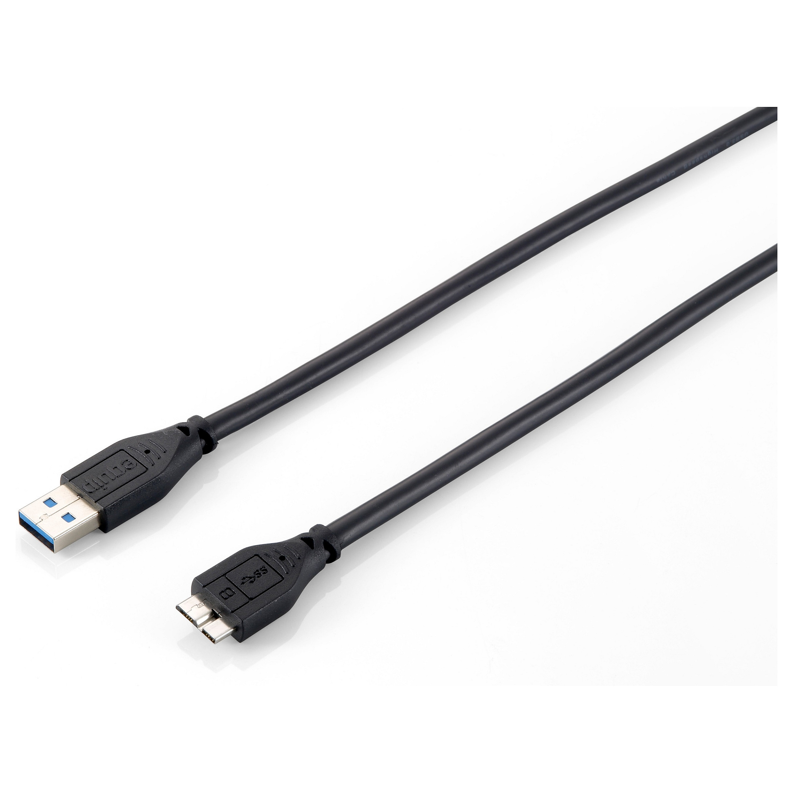 Kabllo Equip USB-A 3.0 -> micro B St/St 1.80m / e zezë - 1