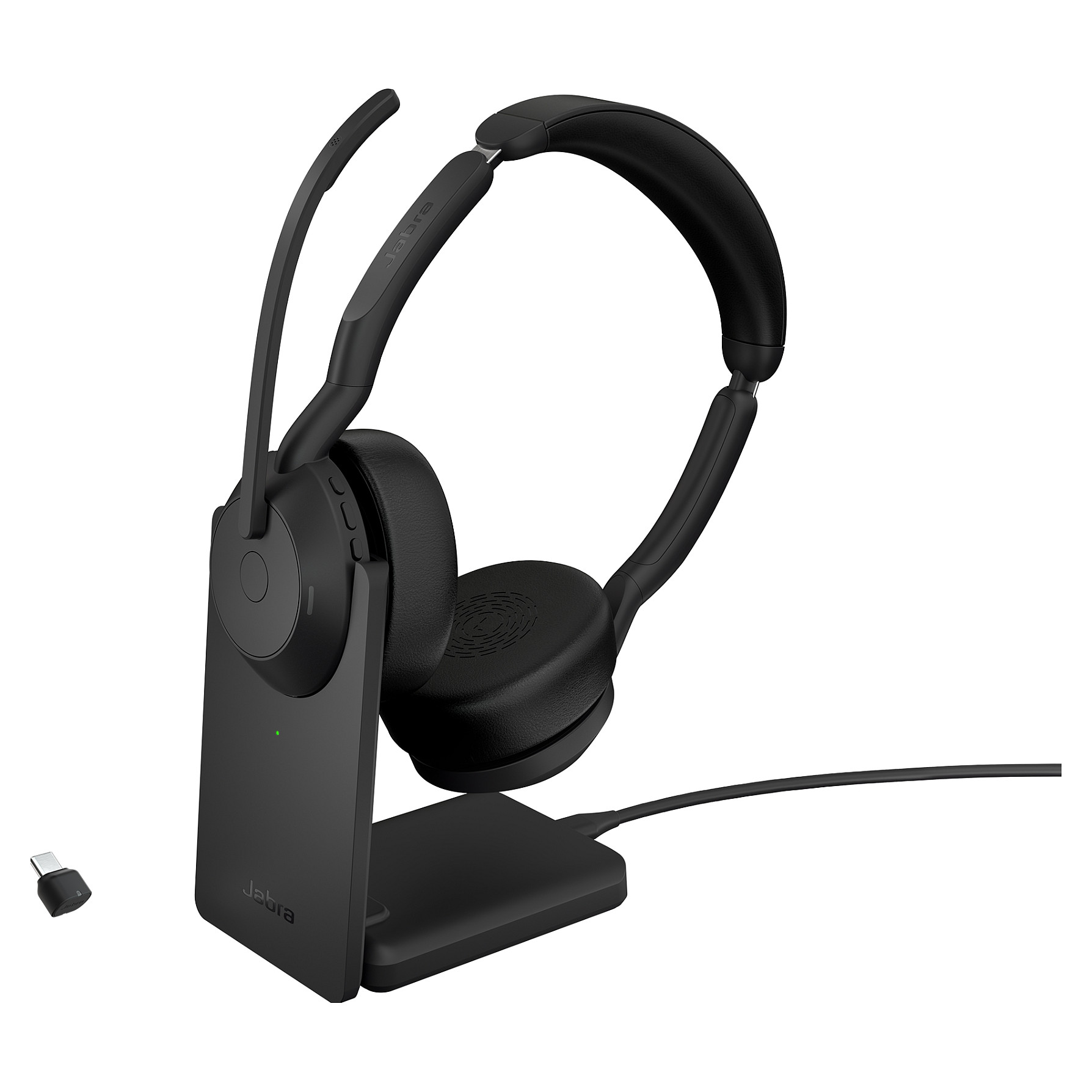 Kufje pa Kabllo Jabra Evolve2 55 / Link380c / UC / Stereo Stand - Zezë - 1