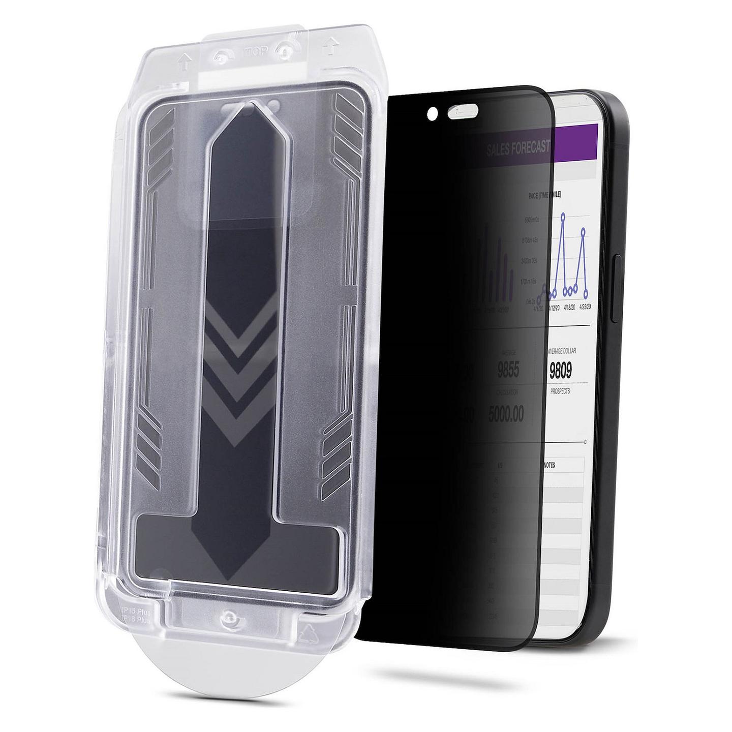 Mbrojtës i Ekranit StarTech.com I16T2-PRIVACY-SCREEN, iPhone 16 Plus, 6.7", Privatësi 4-Drejtimëshe, Xham i Temperuar - Zezë - 2