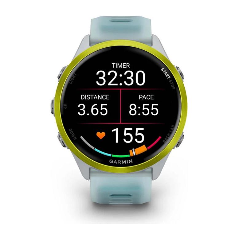 Orë e mençur Garmin Forerunner 570, 47mm, AMOLED 1.4", GPS, 8GB, 5 ATM – Verdhë/Blu - 6