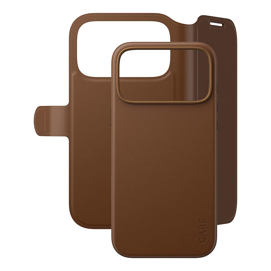 Aksesorë për telefon PanzerGlass CARE Tango 2-in-1 Wallet / iPhone 17 Pro Max / iPhone 18 Pro Max / MagSafe / Deri 4 Karta / RFID / Mbrojtje 2.4m - Kafe - 4