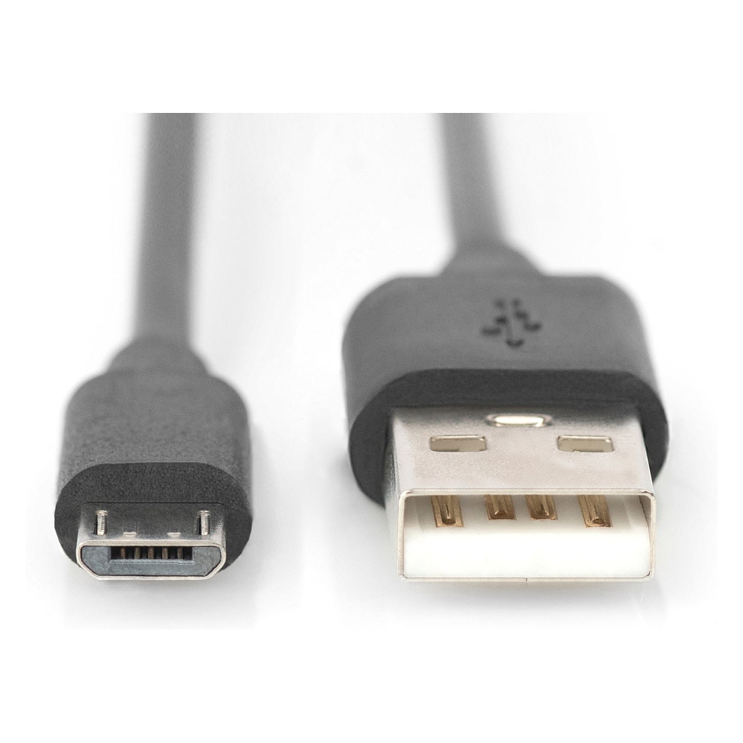 Kabllo USB  DIGITUS USB 2.0 Connection Cable Type A–Micro B M/M 1.8m - Zezë - 2