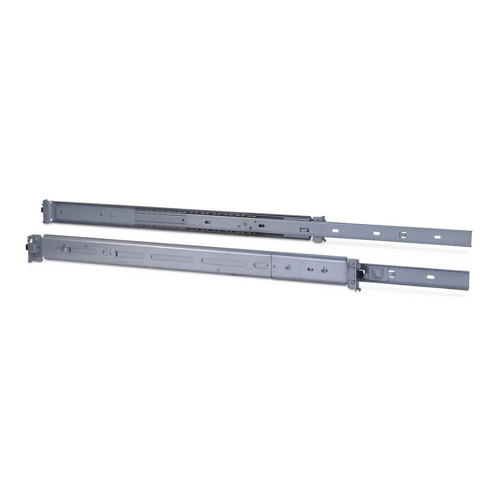Shina teleskopike për rack Inter-Tech 88887221, 2U, 455mm, thellësi montimi 500–800mm, kapacitet ngarkese 30kg, çelik - Gri