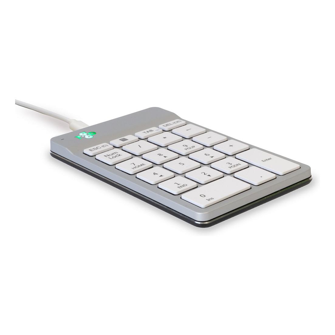 Tastierë Numerike me Kabllo R-Go Tools Numpad Break / RGOCONMWDWH / Scissor / Break Indicator / USB-C – Bardhë - 1