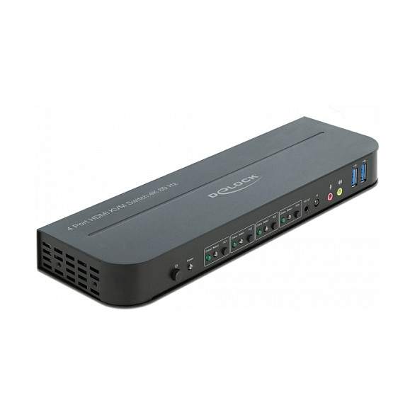 Switch  KVM DELOCK / HDMI / 4K 60Hz / USB 3.0 / Audio - 1