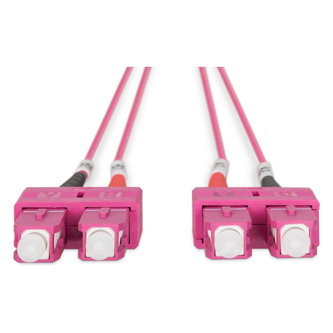 Kabllo për Rrjet DIGITUS LWL Patch SC–SC 1.00m Multimode Duplex OM4 - 3