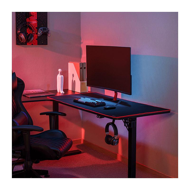 Mauspad Gaming LogiLink ID0216 / XXXL / 1200x600x3mm / Sipërfaqe Ultra e Lëmuar / Skaje të Qepura / Bazë kundër rrëshqitjes – Zezë - 2