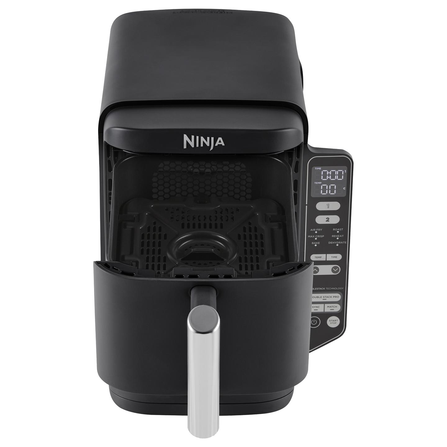 Fryer Vertikal Ninja Double Stack SL300EU, 7,6 L, 2470 W, 2 Kosha nga 3,8 L, 6 Funksione - Zezë - 6