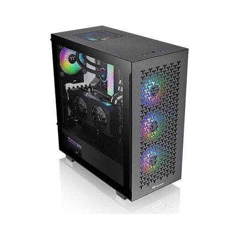 Kasë Thermaltake Tower V350 TG ARGB Air Midi ATX - Zezë - 2
