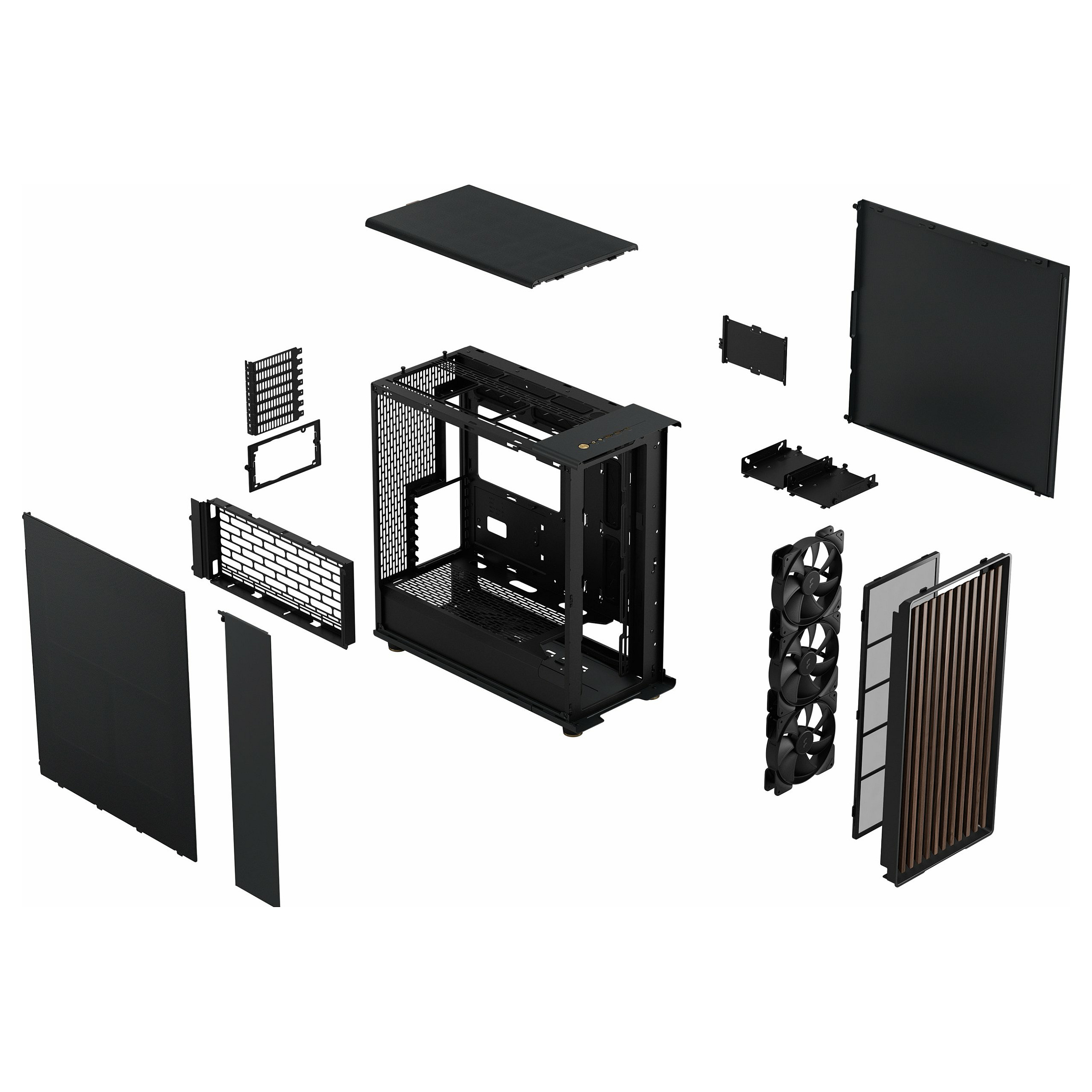 Kasë Midi Fractal Design North XL Charcoal – Zezë - 20