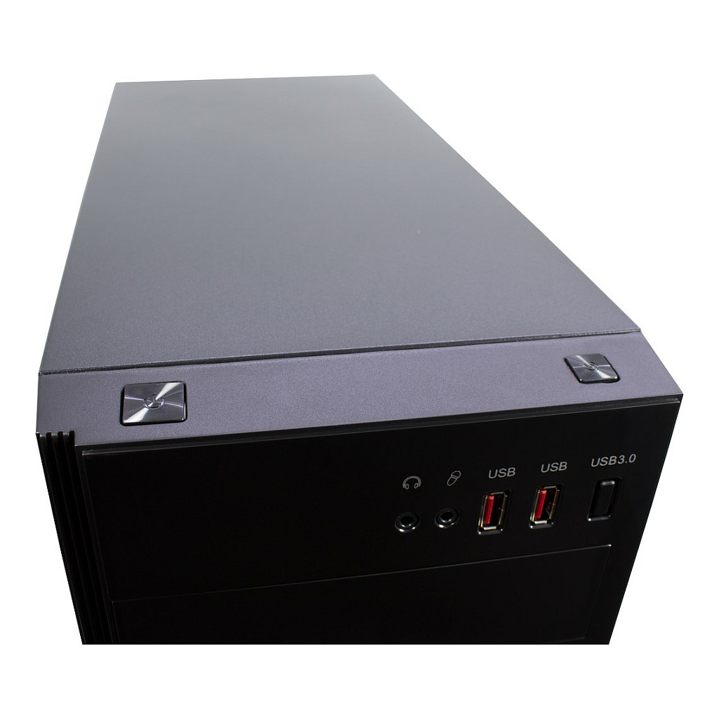 Kasë Inter-Tech B-42 / Midi Tower / ATX / pa Fanë - Zezë - 8