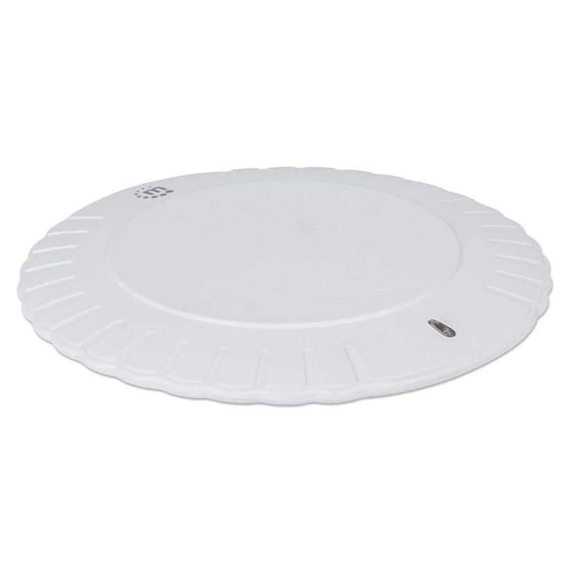 Adapter Manhattan / Wireless Charger Qi / 5W / 5V / 1A / USB - Bardhë
